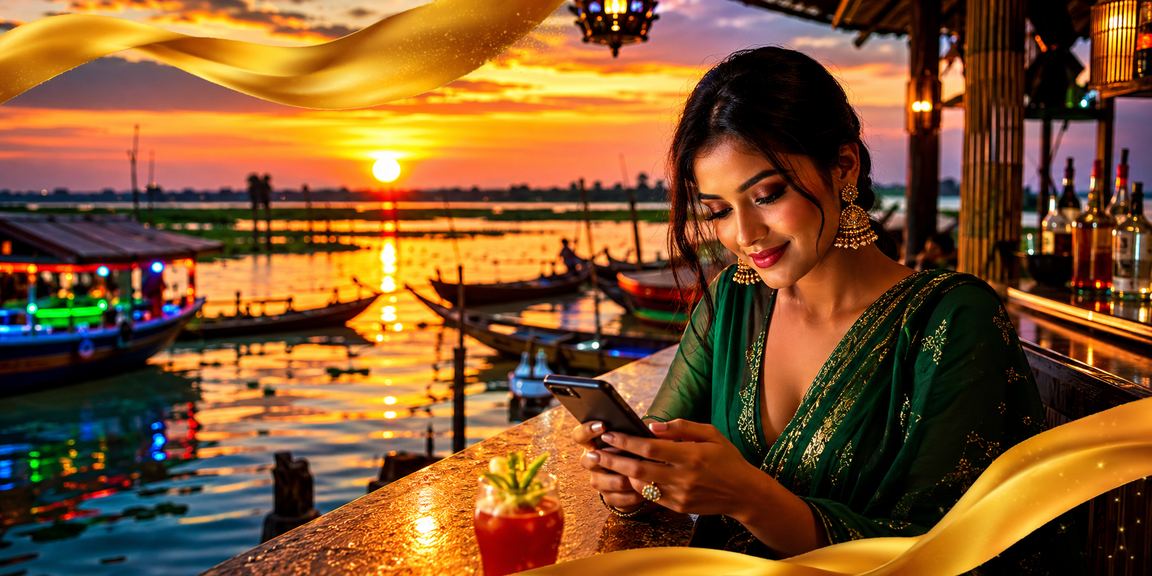 তাঙ্গুয়ার হাওড় মোবাইল ক্যাসিনোর দৃশ্য, সৈকতের পাশে